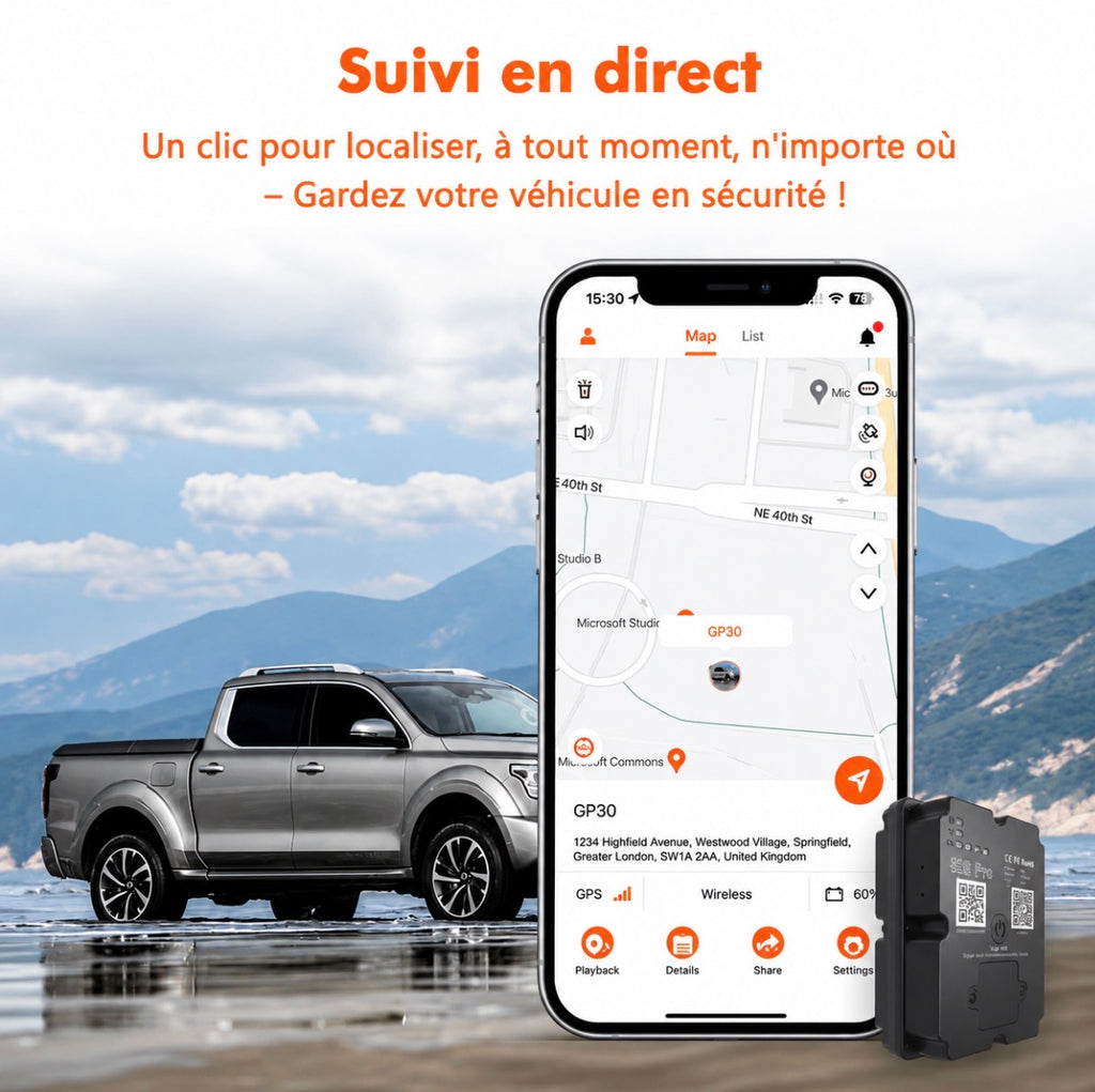 Traceur GPS Magnétique.